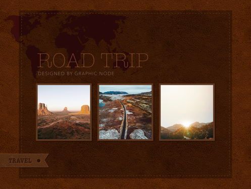 Road Trip Google Slides Presentation Template, 幻灯片 8, 05571, 演示模板 — PoweredTemplate.com