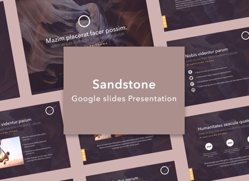 Sandstone Google Slides Presentation Template, Google Slides Thema, 05572, Präsentationsvorlagen — PoweredTemplate.com