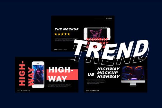 Highway - Keynote Template, Diapositive 10, 05621, Modèles de présentations — PoweredTemplate.com