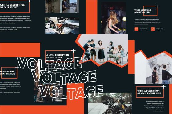 Voltage - Keynote Template, Diapositive 3, 05625, Modèles de présentations — PoweredTemplate.com