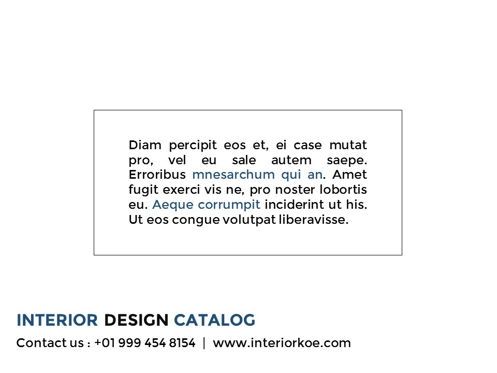 Interior Design Catalog Presentation, Slide 10, 05665, Presentation Templates — PoweredTemplate.com