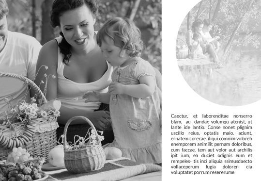 Family Photo Album Presentation, Deslizar 3, 05669, Modelos de Apresentação — PoweredTemplate.com