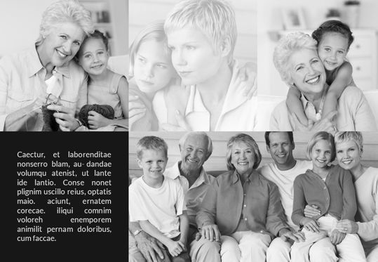 Family Photo Album Presentation, Dia 8, 05669, Presentatie Templates — PoweredTemplate.com