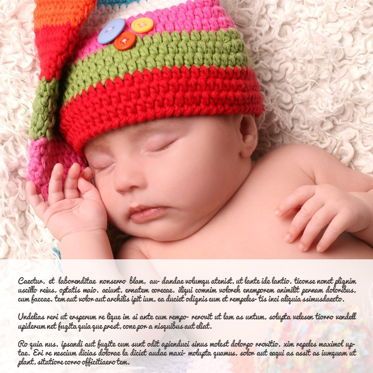 Baby Photo Album Presentation, Diapositiva 13, 05670, Plantillas de presentación — PoweredTemplate.com