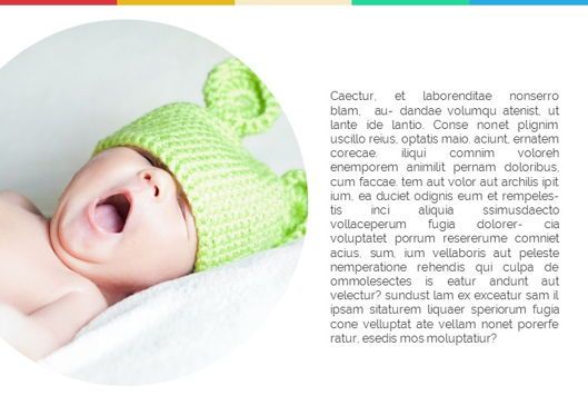 Baby Photo Album Presentation, Dia 3, 05670, Presentatie Templates — PoweredTemplate.com