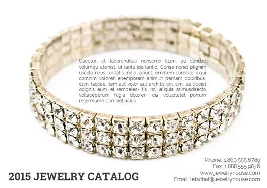 Jewelry Catalog Presentation Template, Dia 3, 05671, Presentatie Templates — PoweredTemplate.com