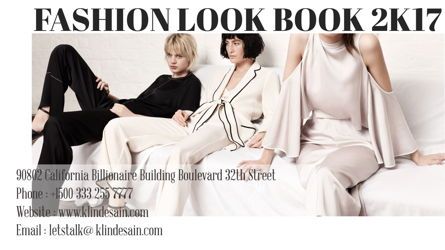 Fashion Lookbook Presentation, 슬라이드 20, 05672, 프레젠테이션 템플릿 — PoweredTemplate.com