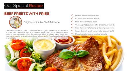Food Recipes Catalog, Slide 8, 05680, Presentation Templates — PoweredTemplate.com