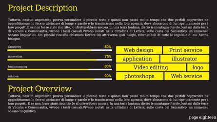 Unity Graphic Designs Portfolio, 슬라이드 18, 05681, 프레젠테이션 템플릿 — PoweredTemplate.com