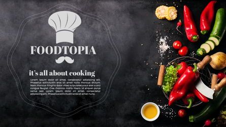 Foodtopia Presentation Template, Modello PowerPoint, 05682, Modelli Presentazione — PoweredTemplate.com