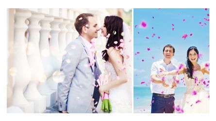 Minimalist Wedding Photo Album, Dia 10, 05684, Presentatie Templates — PoweredTemplate.com