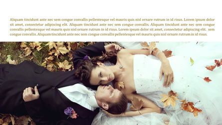Minimalist Wedding Photo Album, Diapositive 11, 05684, Modèles de présentations — PoweredTemplate.com