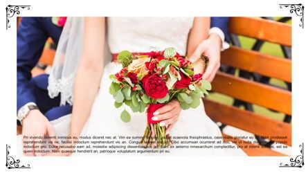 Modern Minimalist Wedding Album Template, Diapositive 6, 05685, Modèles de présentations — PoweredTemplate.com