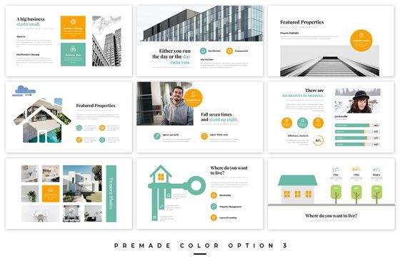 Realtors Real Estate PowerPoint Template, Diapositiva 2, 05687, Modelos de negocios — PoweredTemplate.com