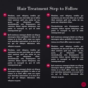 Hair Styles Beauty Salon Portfolio, 슬라이드 11, 05693, 프레젠테이션 템플릿 — PoweredTemplate.com