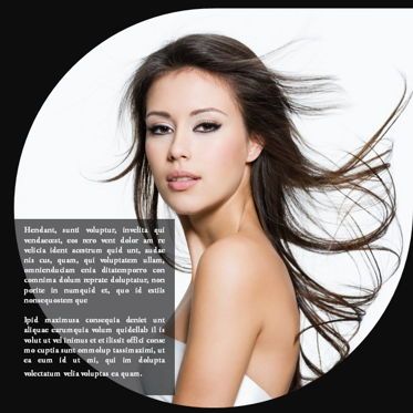Hair Styles Beauty Salon Portfolio, 幻灯片 13, 05693, 演示模板 — PoweredTemplate.com