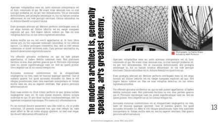Architecture Presentation Template, Diapositiva 13, 05697, Plantillas de presentación — PoweredTemplate.com