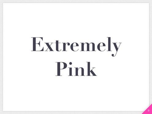 Extremely Pink PowerPoint Template, Slide 10, 05698, Templat Presentasi — PoweredTemplate.com