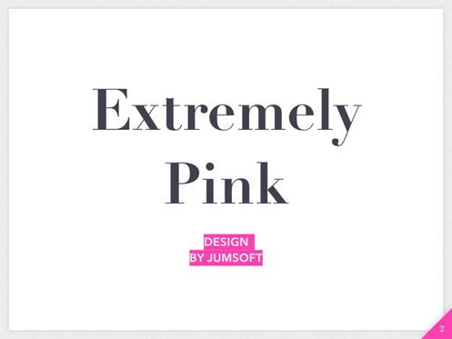 Extremely Pink PowerPoint Template, Slide 3, 05698, Modelli Presentazione — PoweredTemplate.com