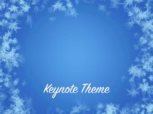 Hello Winter Keynote Template, Diapositive 10, 05700, Modèles de présentations — PoweredTemplate.com
