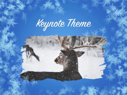 Hello Winter Keynote Template, Diapositive 15, 05700, Modèles de présentations — PoweredTemplate.com