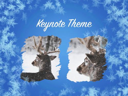 Hello Winter Keynote Template, Slide 16, 05700, Presentation Templates — PoweredTemplate.com