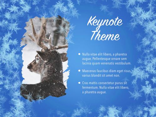 Hello Winter Keynote Template, Diapositive 18, 05700, Modèles de présentations — PoweredTemplate.com