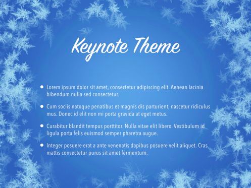 Hello Winter Keynote Template, Diapositive 3, 05700, Modèles de présentations — PoweredTemplate.com