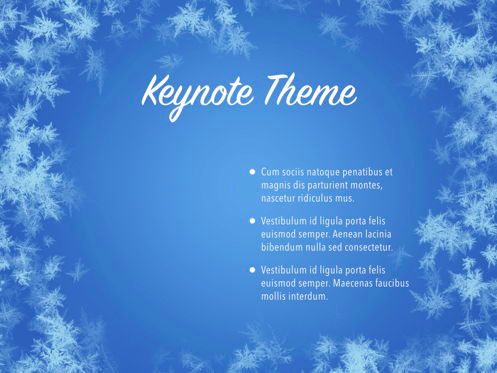 Hello Winter Keynote Template, Slide 33, 05700, Presentation Templates — PoweredTemplate.com