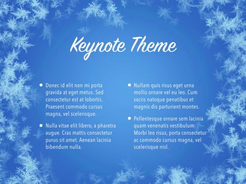 Hello Winter Keynote Template, Diapositive 4, 05700, Modèles de présentations — PoweredTemplate.com