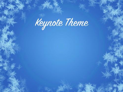 Hello Winter Keynote Template, Diapositive 8, 05700, Modèles de présentations — PoweredTemplate.com