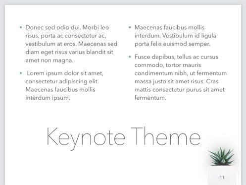 Fresh and Delicate Keynote Template, Slide 12, 05705, Presentation Templates — PoweredTemplate.com