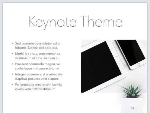 Fresh and Delicate Keynote Template, Slide 30, 05705, Presentation Templates — PoweredTemplate.com