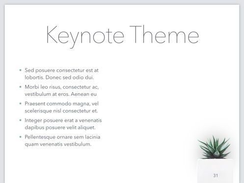 Fresh and Delicate Keynote Template, Diapositive 32, 05705, Modèles de présentations — PoweredTemplate.com