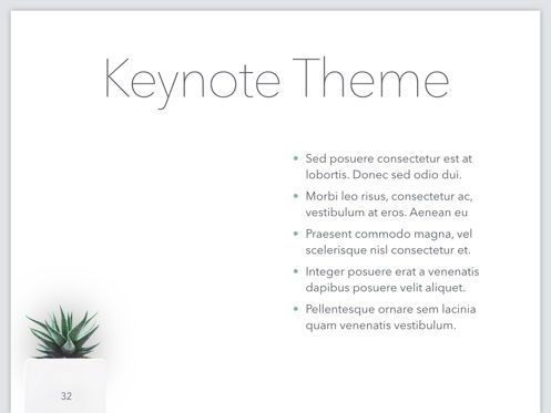 Fresh and Delicate Keynote Template, Diapositive 33, 05705, Modèles de présentations — PoweredTemplate.com