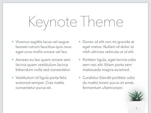 Fresh and Delicate Keynote Template, Slide 4, 05705, Presentation Templates — PoweredTemplate.com