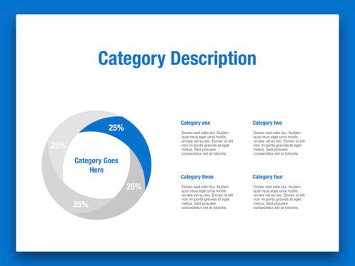 Endless Blue PowerPoint Template, Diapositiva 15, 05709, Plantillas de presentación — PoweredTemplate.com
