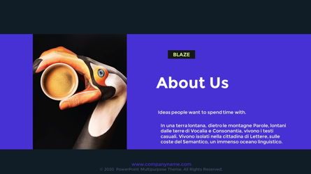 Blaze Company Presentation, Slide 12, 05711, Presentation Templates — PoweredTemplate.com