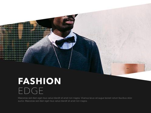 Fashion Edge PowerPoint Template, Slide 2, 05712, Modelli Presentazione — PoweredTemplate.com