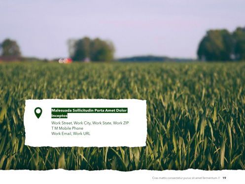 Farming Keynote Template, Slide 20, 05714, Infographics — PoweredTemplate.com
