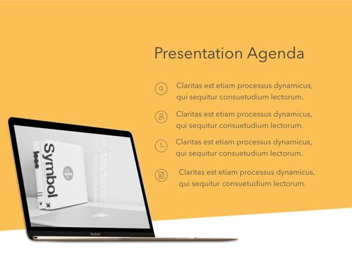 Orange Touch Keynote Template, Slide 4, 05715, Modelli Presentazione — PoweredTemplate.com