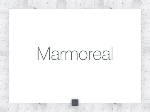 Marmoreal Keynote Template, Deslizar 10, 05728, Modelos de Apresentação — PoweredTemplate.com
