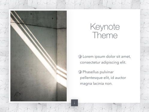 Marmoreal Keynote Template, Diapositive 18, 05728, Modèles de présentations — PoweredTemplate.com