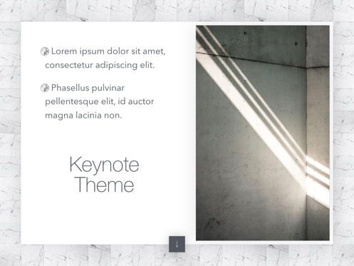 Marmoreal Keynote Template, Diapositive 19, 05728, Modèles de présentations — PoweredTemplate.com