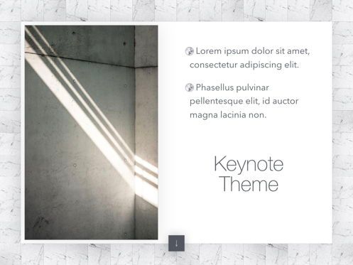 Marmoreal Keynote Template, Diapositive 20, 05728, Modèles de présentations — PoweredTemplate.com