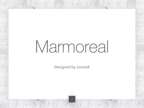 Marmoreal Keynote Template, スライド 3, 05728, プレゼンテーションテンプレート — PoweredTemplate.com