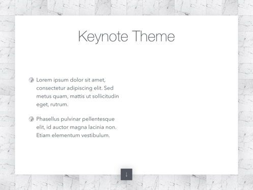 Marmoreal Keynote Template, Diapositive 32, 05728, Modèles de présentations — PoweredTemplate.com