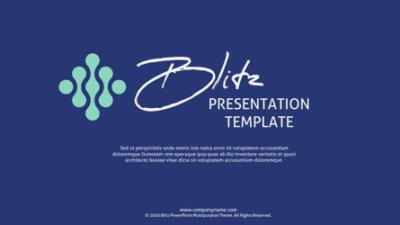 Blitz Company Presentation Template, Dia 21, 05729, Presentatie Templates — PoweredTemplate.com