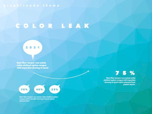 Color Leak Keynote Presentation Template, Slide 20, 05736, Modelli Presentazione — PoweredTemplate.com