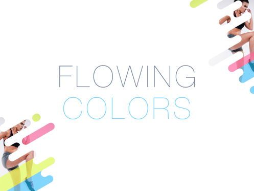 Flowing Colors Keynote Template, Slide 10, 05742, Templat Presentasi — PoweredTemplate.com